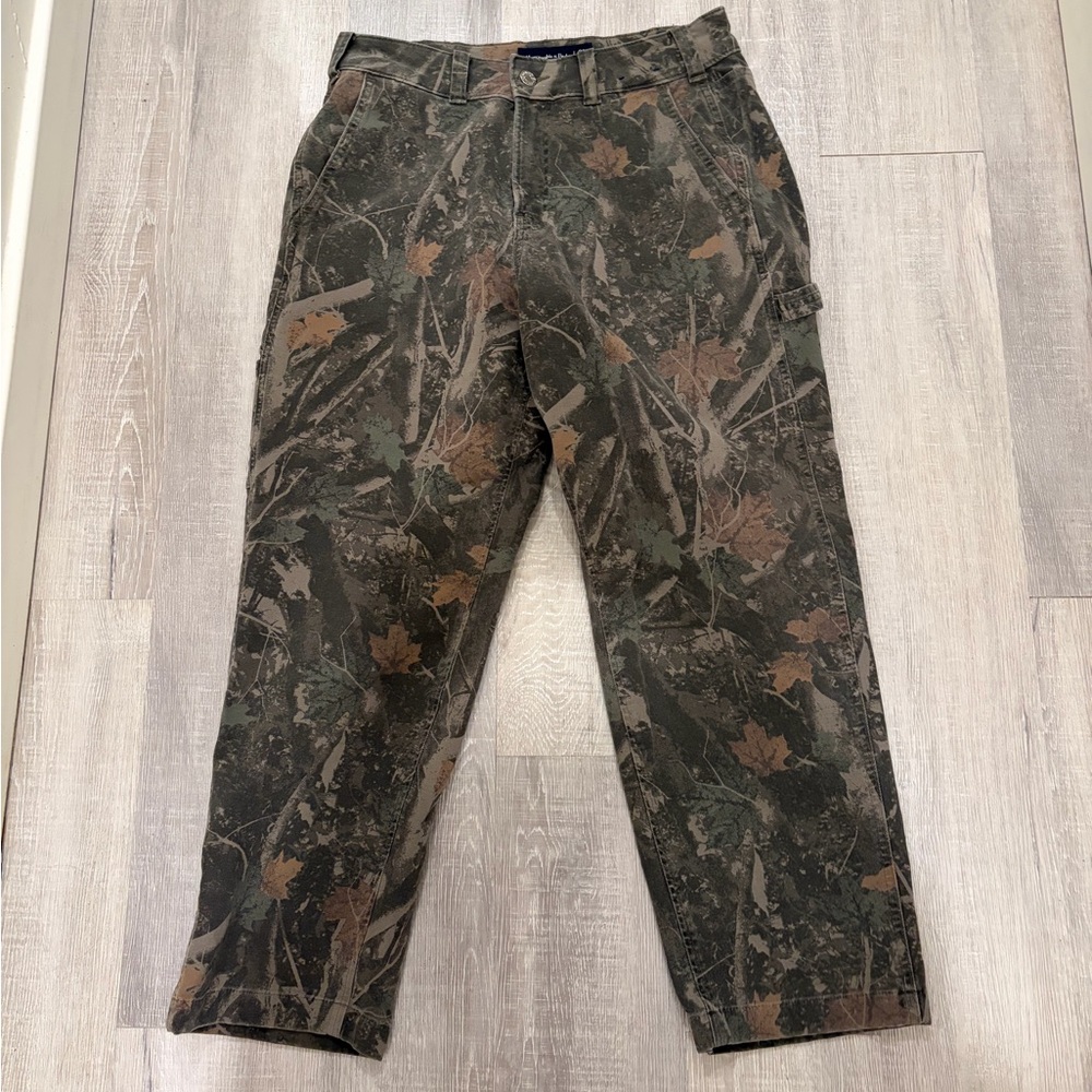 Abercrombie & Fitch Athletic Loose Workwear Pants in Camo 28x28